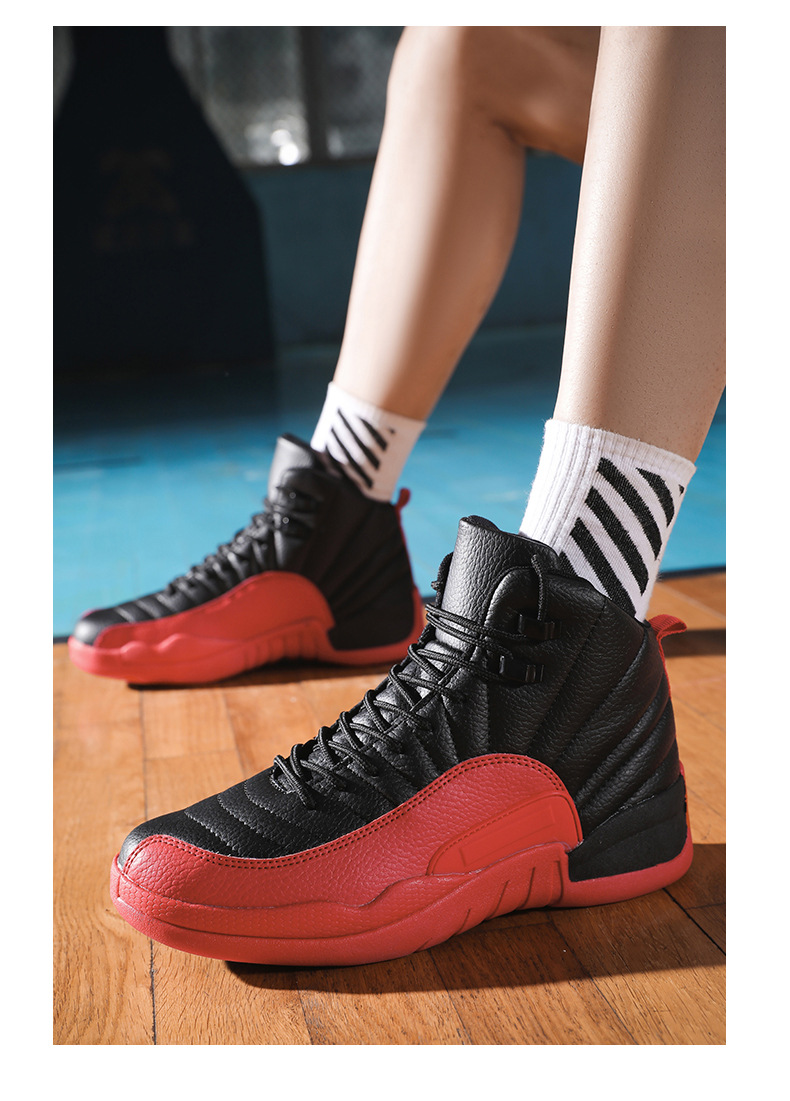 A J12 Basketballschuhe Grenzüberschreitende große Herrenschuhe High-Top-Schuhe Jugendsportschuhe Herren Sporttrainingsschuhe Studenten_voghion.com
