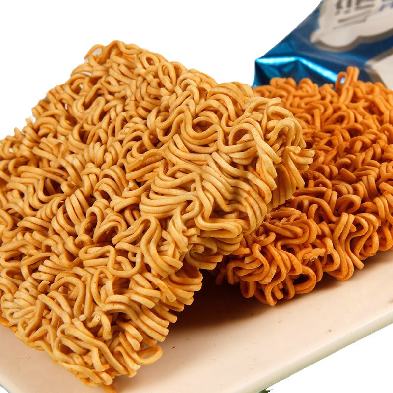 統一小浣熊乾脆麵35g*30包捏碎干吃方便麵點心面懷舊零食整箱批發