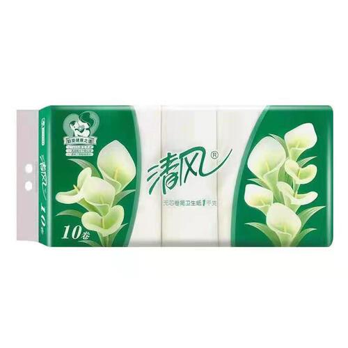 Clear wind coreless roll paper long roll trotter lily middle roll roll toilet paper wholesale household roll toilet paper handkerchief