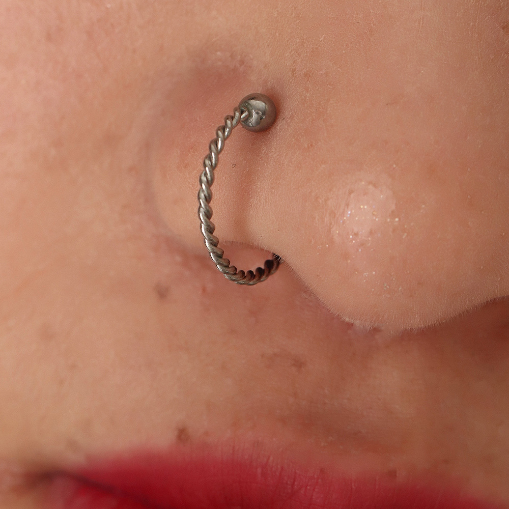 European and American creative non-pierced U-shaped nose clip