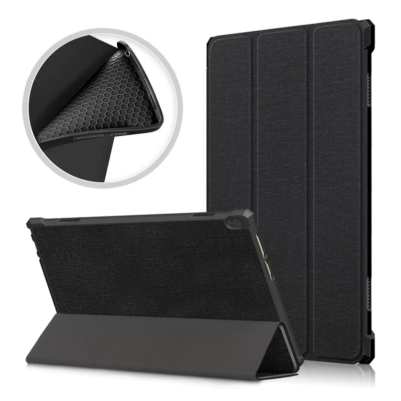Подходит для Lenovo TAB M10 FHD PLUS планшет защитный чехол TB-X606X тройной скорл кожаный рукав TPU мягкий чехол