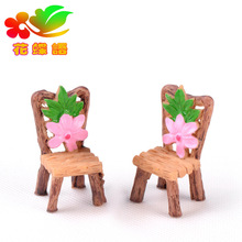 苔藓微景观 多肉植物摆件 木头桌椅 树脂工艺 小摆件DIY材料