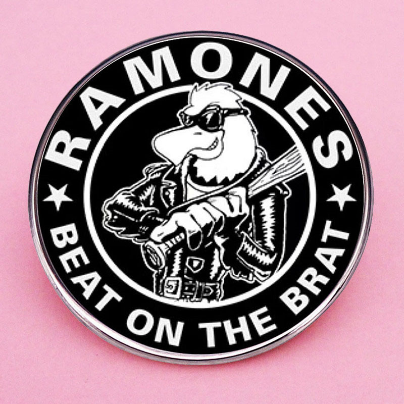 RAMONES RAMONES 밴드 BROOCH ROCK 금속 음악 핀 배지 합금 배지 액세서리