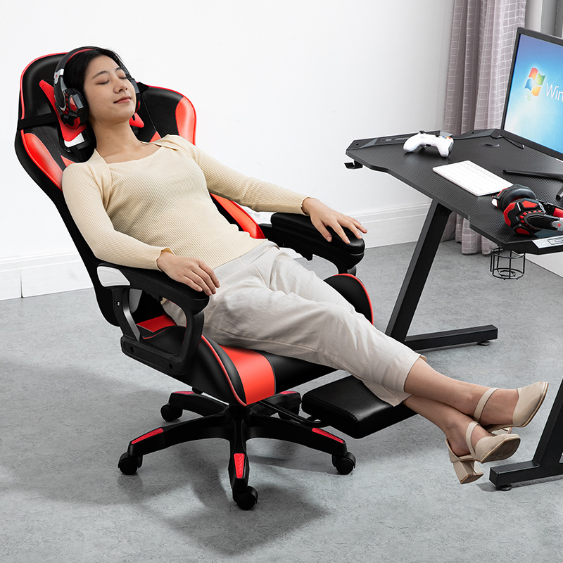 电竞椅电脑椅家用可躺办公椅学生宿舍游戏椅舒适久坐升降老板椅子