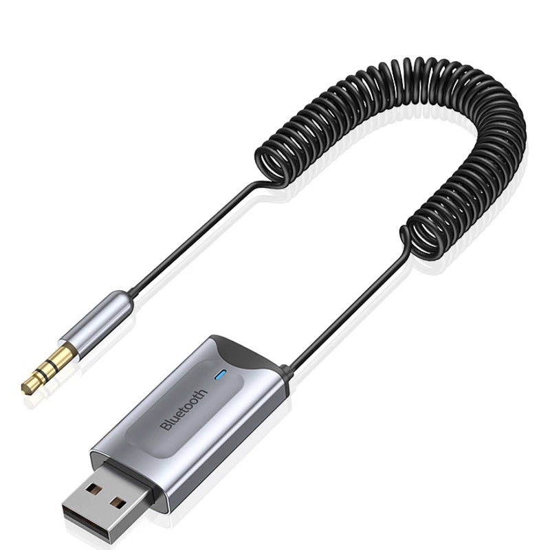 Новый автомобильный Bluetooth-приемник 3,5 мм аудио Аудио автомобильный Bluetooth-адаптер 5,2 прослушивание песен HD-звонок