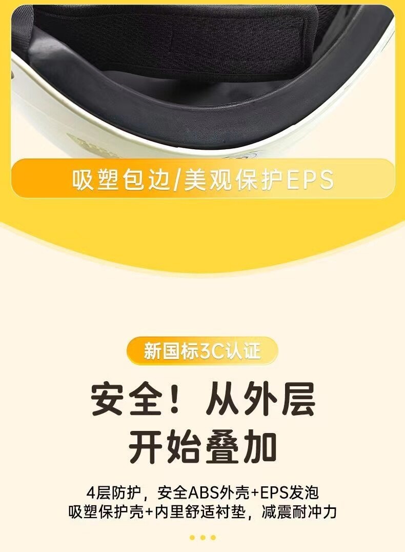 3C National Standard Certified Electric Scooter Helmet for Women, Summer Sun Protection Safety Helmet for Men, Motorcycle Riding Four-Season Half Helmet