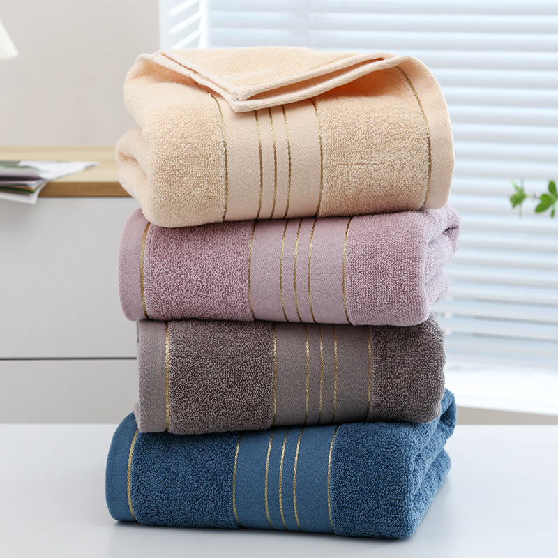 Spot wholesale cotton bath towel household thick soft absorbent lint-free daily necessities gift cotton bath towel