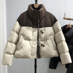 2025 New Cotton-Padded Jacket for Women, Winter Korean Style Loose Thickened Cotton Coat, Fashionable Cotton-Padded Jacket, Trendy Casual Petite Coat
