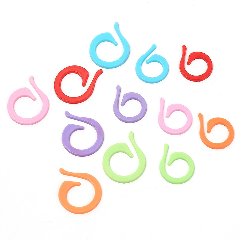 Кондитерский цвет отверстие большого малого числа счетное кольцо ручной шерстяной плетеный инструмент счетчик цветной пластик запятая круг