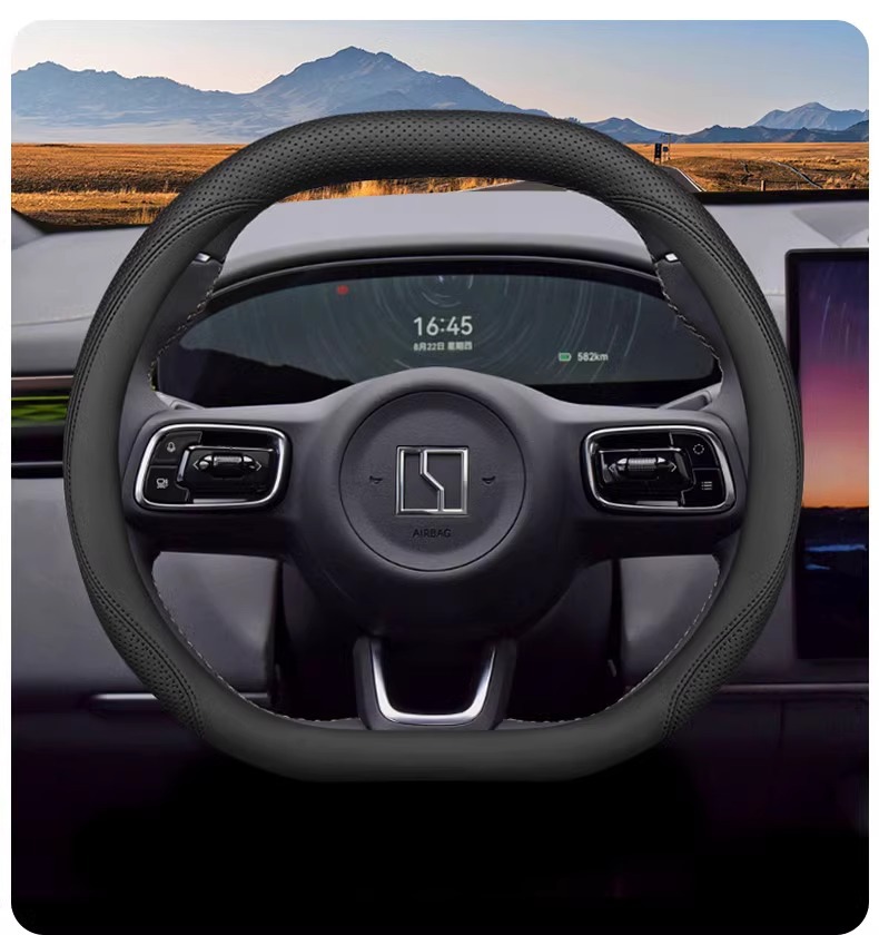 2025 Zeekr 7X Steering Wheel Cover Zeekr 7X/007Gt Special Interior Accessories Supplies Ultra-Thin Handlebar Cover