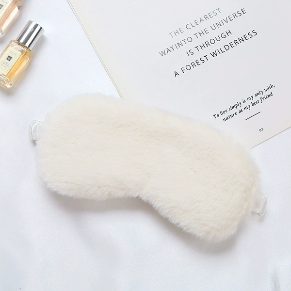 Beige sleep mask