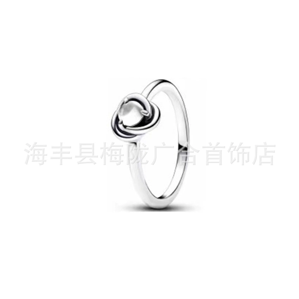 Серебряный браслет, бусины, кольцо с камнем, образец серебра 925, серебро 925 образец, простой и элегантный дизайн, с драгоценным камнем