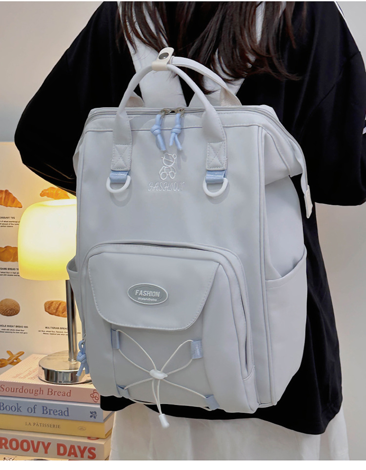 Kids Backpacks High Value Schoolbag Cream Cute Versatile Backpack Junior High School Student Schoolbag Female Dopamine Backpack_voghion.com