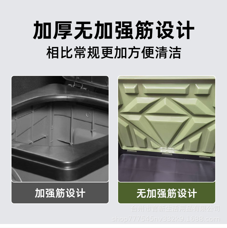 Mobile Toilet Solidifier, Anti-Odor Portable Emergency Gadget, Small Toilet for Camping, Road Trips, Outdoor Folding Toilet