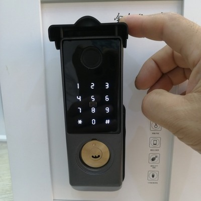 old-fashioned gate household anti-theft door fingerprint password Credit card remote control Electric control Induction Smart Lock villa fingerprint Door lock