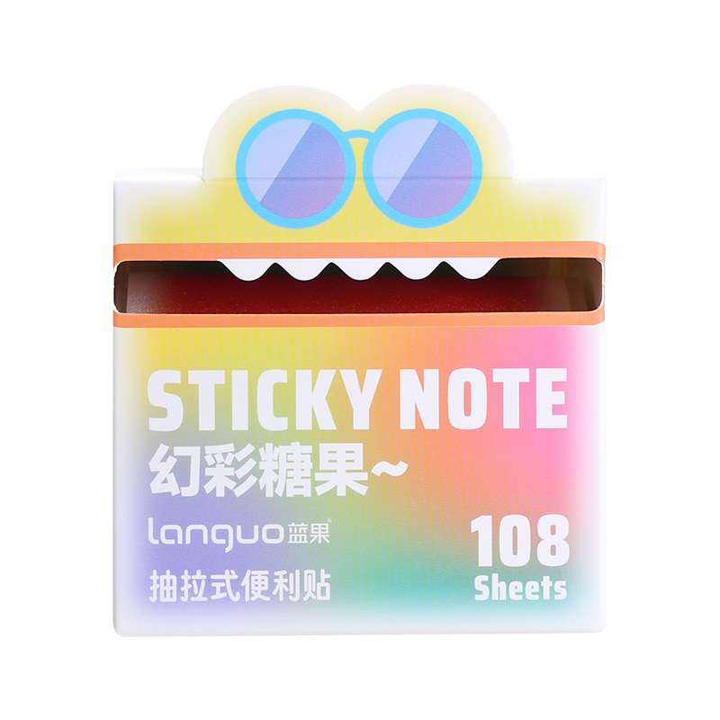 Blue Fruit puede sacar notas adhesivas notas de estudiante de alto valor mensaje N pegatinas de notas adhesivas nacaradas