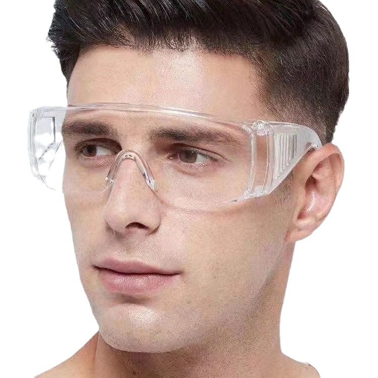 防雾 百叶窗防唾沫飞溅防护镜劳保眼镜防尘防沙普通防护眼镜 飞沫