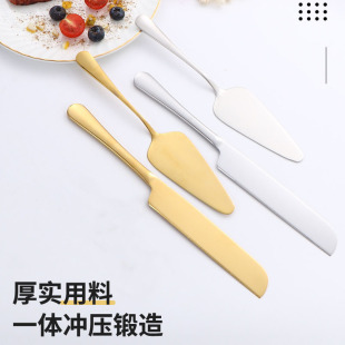 Stainless Steel Pizza Spatula 304 Toast Bread Large Cake Spatula Cross-Border Extended Stainless Steel Pizza Cutter Set