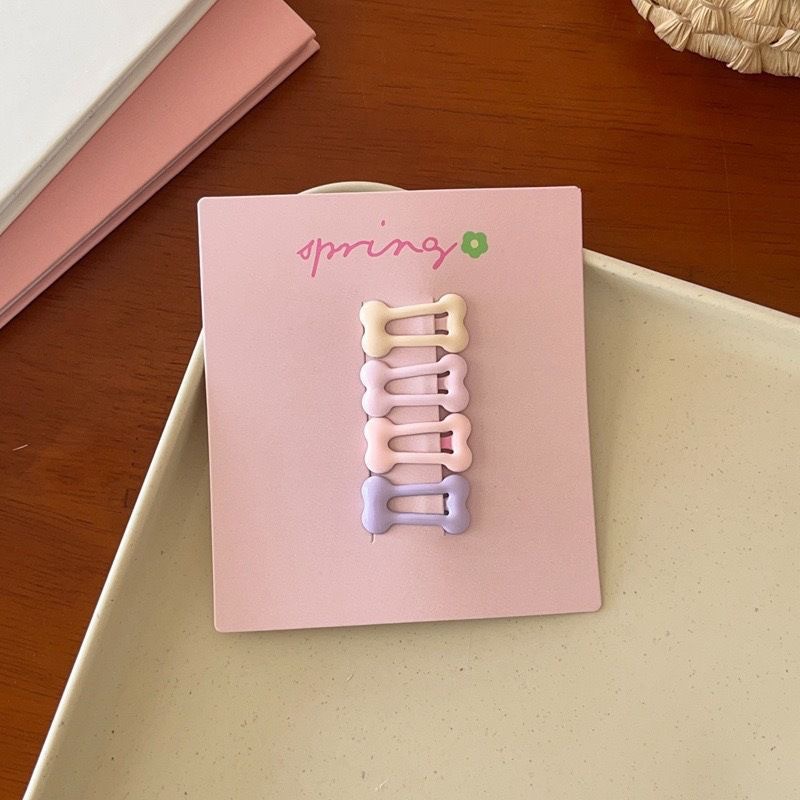 Lindo juego de pinzas para el cabello con flequillo, pinzas para el lado de la frente, pinzas para el cabello rotas laterales, clips pequeños para niñas, clips bb de aceite que gotea image 11