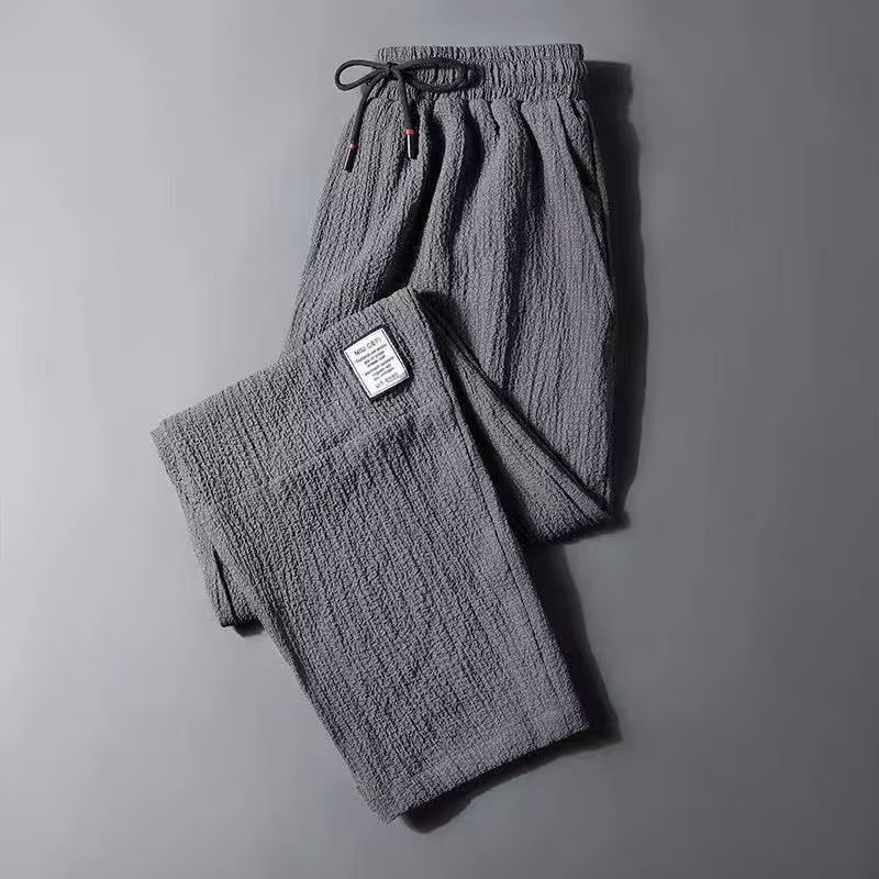Working Pants Men's Working Loose Thin Ice Silk Working Pants Non-Magnetic Non-Iron Quick-Drying Breathable Sports Pants