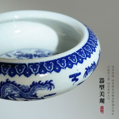 Jingdezhen Blue and White Porcelain Brush Washer Ceramic Brush Washer Brush Tank Pen Holder Four Treasures Chinese Painting Calligraphy Water Bowl