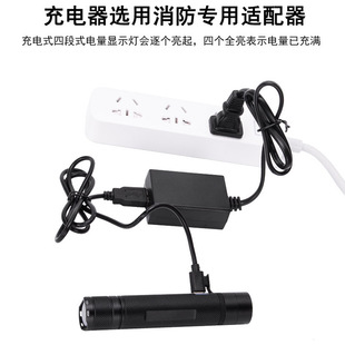 BJ622B Mini Explosion-proof Flashlight Firefighter Wearable Lighting Fixtures Power Flood Control Emergency Strong Light Flashlight