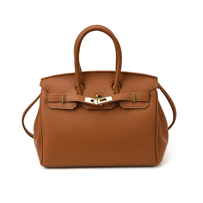 Bolsos de platino retro retro de alta calidad para mujeres 2026 comercio exterior nueva moda litchi pattern commuter mochila versátil
