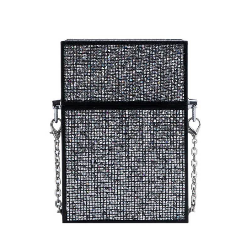 Wholesale Sequin Messenger Chain Mini Small Case Bag Nihaojewelry display picture 6