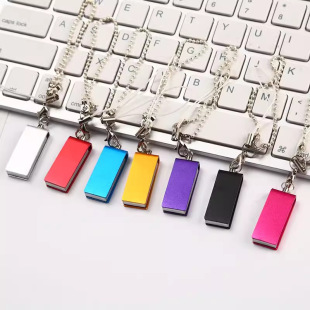 Small excellent rotating large capacity U disk personalized mini rotating U disk compact portable USB disk lettering LOGO