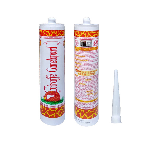 Changlu neutral transparent silicone glass glue whole box wholesale porcelain white acid beauty sealant mildew-proof structural glue
