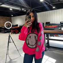 V 76197 American retro punk long tee ��ʽ������˷糤�� T ��