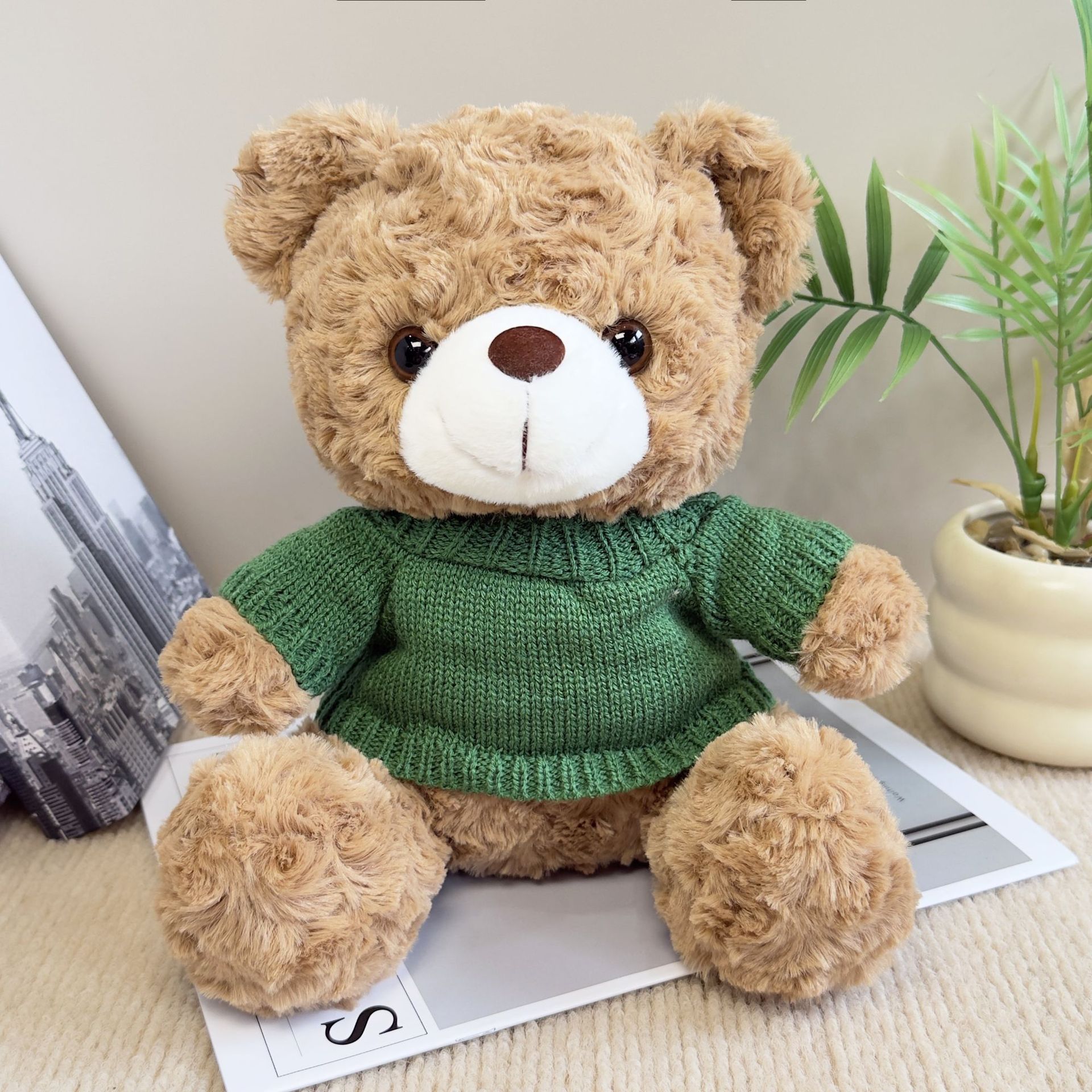 Osos de peluche abrazar osos muñecas muñecas agarrar muñecas regalo para niños impresión LOGO regalo juguetes de peluche