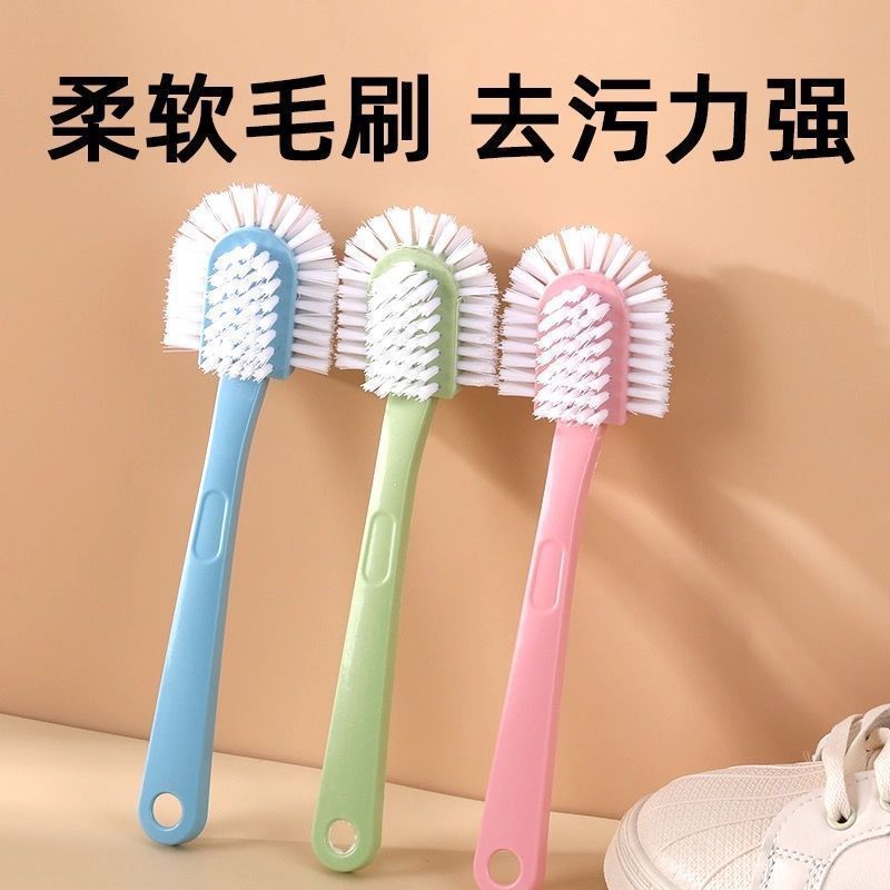 Five-sided shoe brush, household soft-bristled long-handle shoe cleaning brush, multi-functional, effectively removes dirt without damaging shoes, a cleaning tool that can be hung for storage Five-sided shoe brush, household soft-bristled long-handle shoe cleaning brush, multi-functional, effectively removes dirt without damaging shoes, a cleaning tool that can be hung for storage