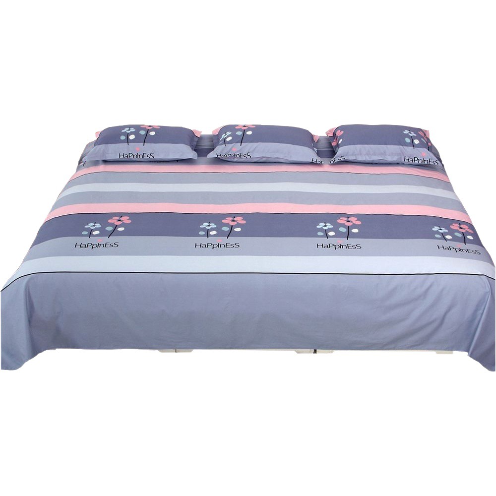 100% cotton thickened large bed sheet large Kang single tatami bed sheet factory direct four-piece set wholesale supply