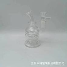 供应清洁过滤水烟袋个性透明水烟斗现货厂家玻璃工艺水烟壶