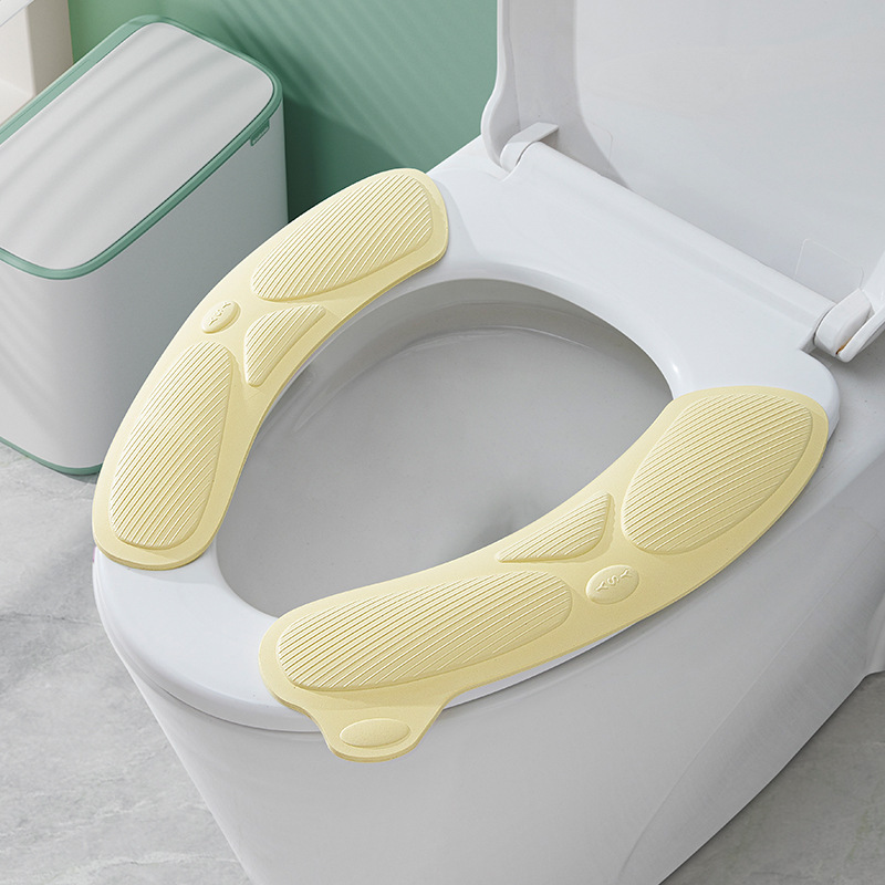 トイレマット トイレシート 浴室用 四季通用 トイレリング 冬用 厚手 洗えるマット 防水 滑り止め|undefined