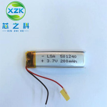 ɳ501240ۺ늳200Mah 3.7Vܴ{CLED