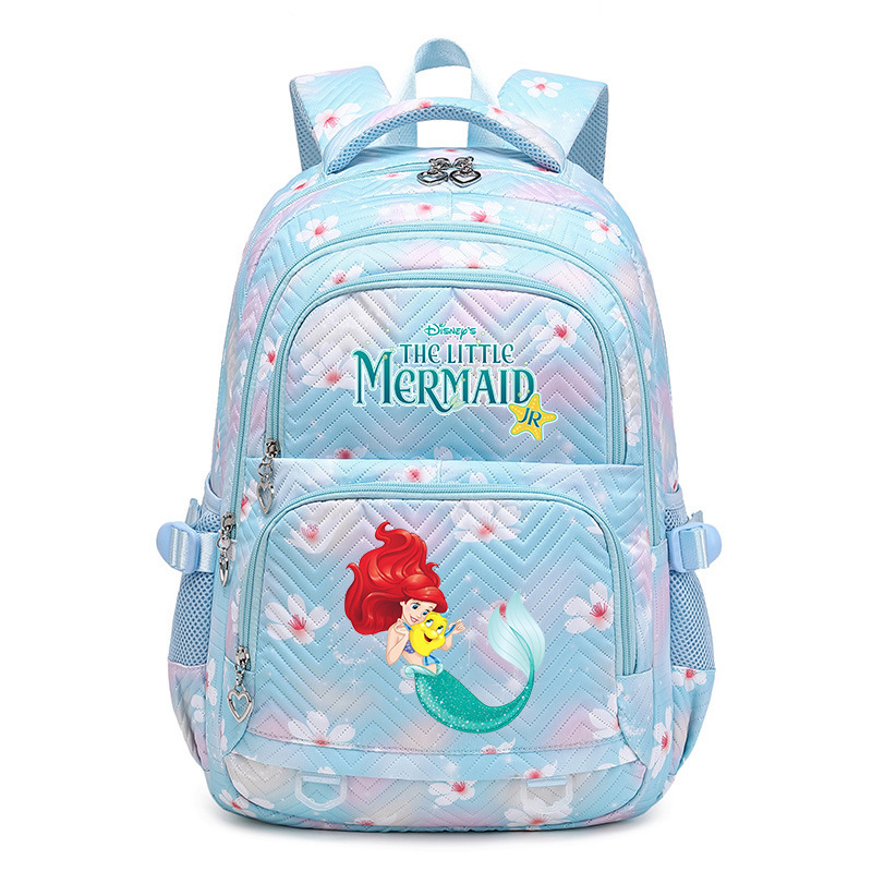 Cross-Border Cartoon Pattern Little Mermaid Girl School Bag for Teenagers Girls Students Large Capacity School Bag Cute Cross-Border Cartoon Pattern Little Mermaid Girl School Bag for Teenagers Girls Students Large Capacity School Bag Cute