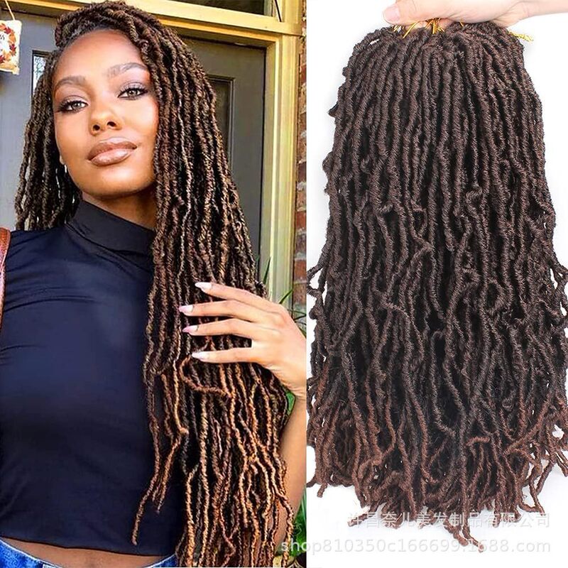 African irregular dirty braids braids African dirty braids European and American wigs chemical fiber hair NU Locs earthworm dirty braids