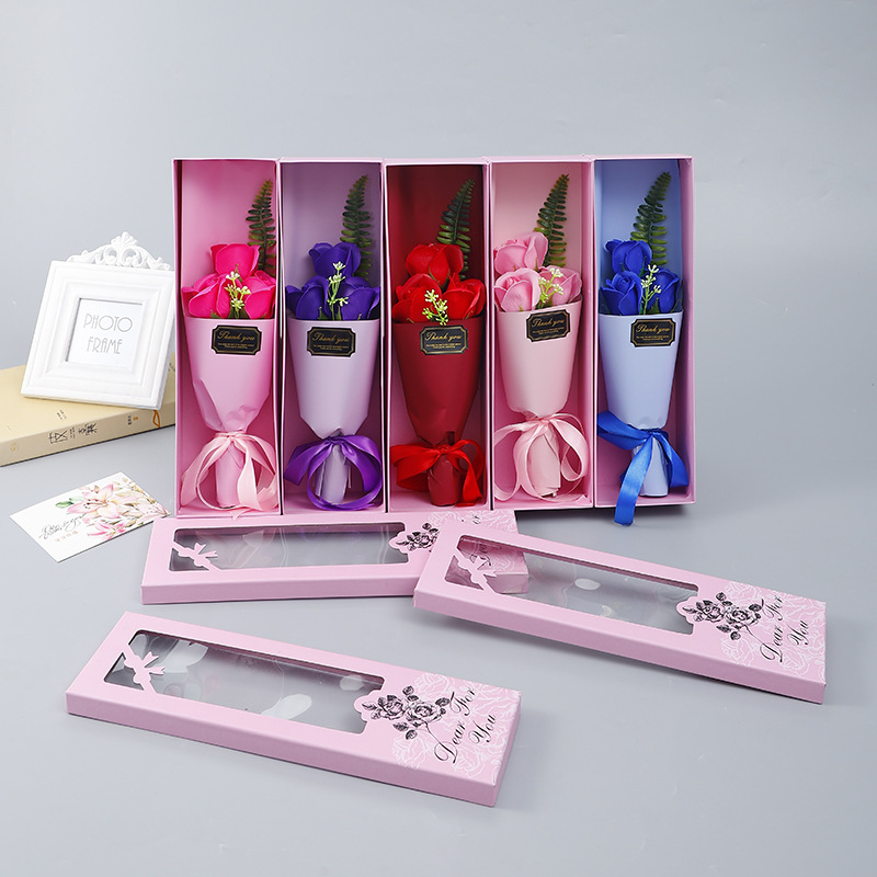 Sanba diosa Festival creativo Rosa jabón ramo caja de regalo para hombre novia regalo empresa actividad regalo