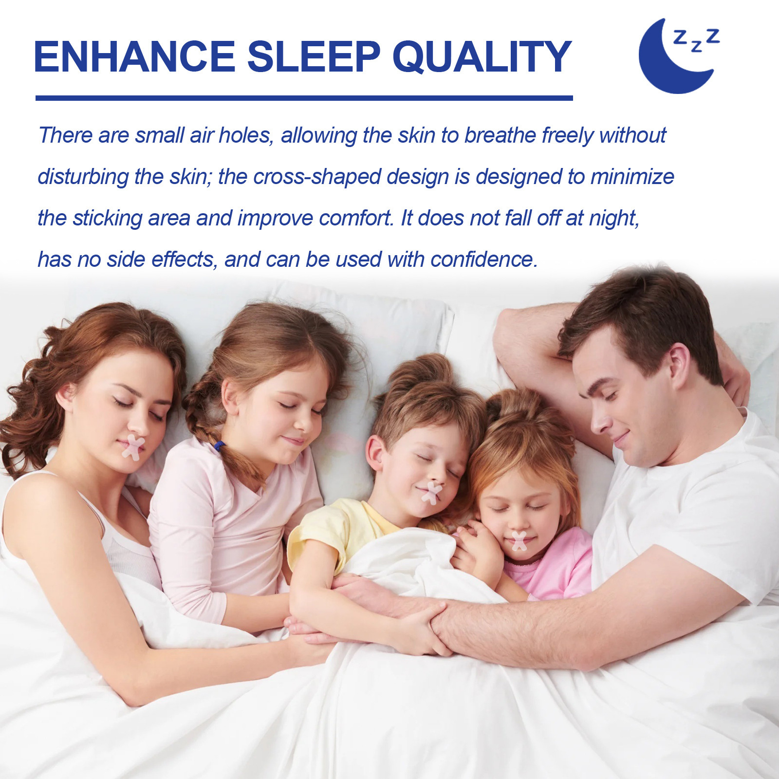 sealing  tape anti snoring open care sleep closed mouth breathing patch_voghion.com