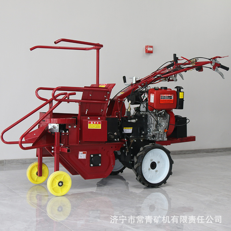 家庭用単列トウモロコシ収穫機新しいトウモロコシの穂軸わら粉砕還元田小型ガソリントウモロコシ収穫機|undefined