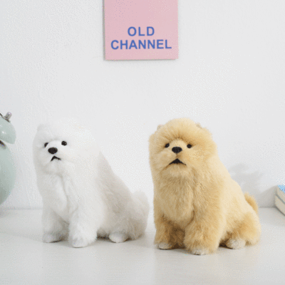 仿真松狮犬狗模型摆件绒玩具摄影道具儿童公仔玩偶礼品狗生日礼物|ru