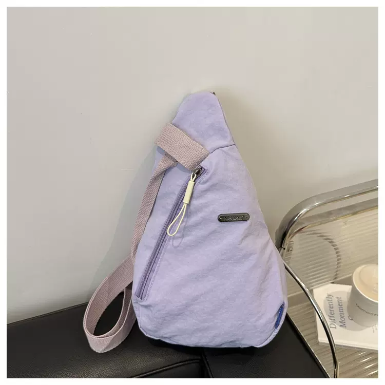 时尚运动2024包包女胸包新款男生手机韩版轻便单肩斜挎包腰包背包