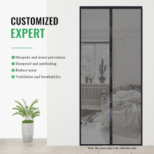 玻璃纤维纱门帘魔术贴软纱门耐磨防蚊虫自吸静音手工缝纫静音设计