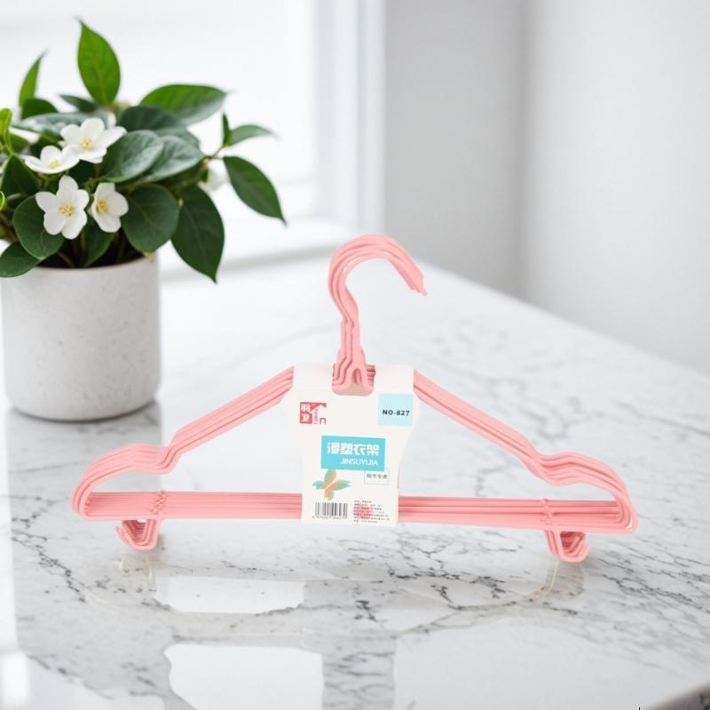 Ropa Rack soporte percha de ropa percha revestida de plástico de las mujeres antideslizante hogar sin costura engrosada percha adulto al por mayor