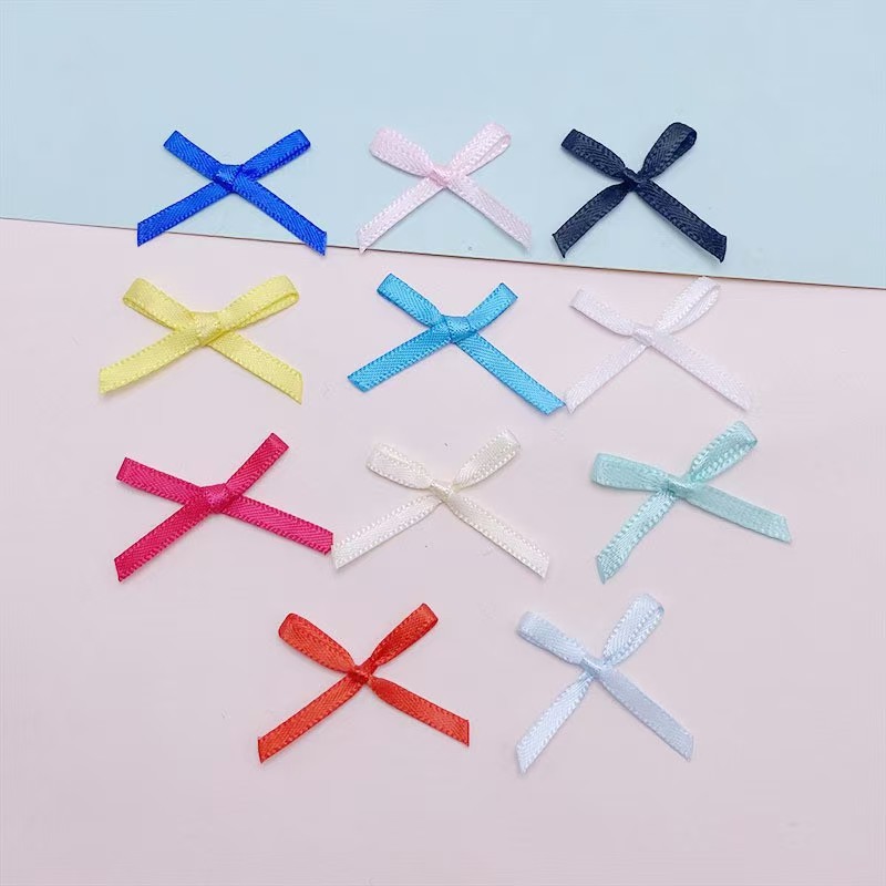 批发现货迷你蝴蝶结内衣内裤袜子收打结服装辅料丝带发饰包装小香