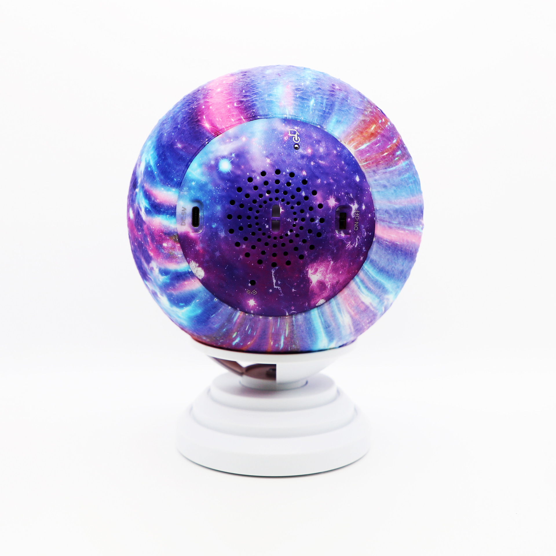 亚马逊热销APP蓝牙版炫彩水转印月球灯大容量无线多功能小夜灯