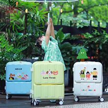 行李箱定 制20寸儿童旅行箱女孩小型轻便学生拉杆箱密码皮箱