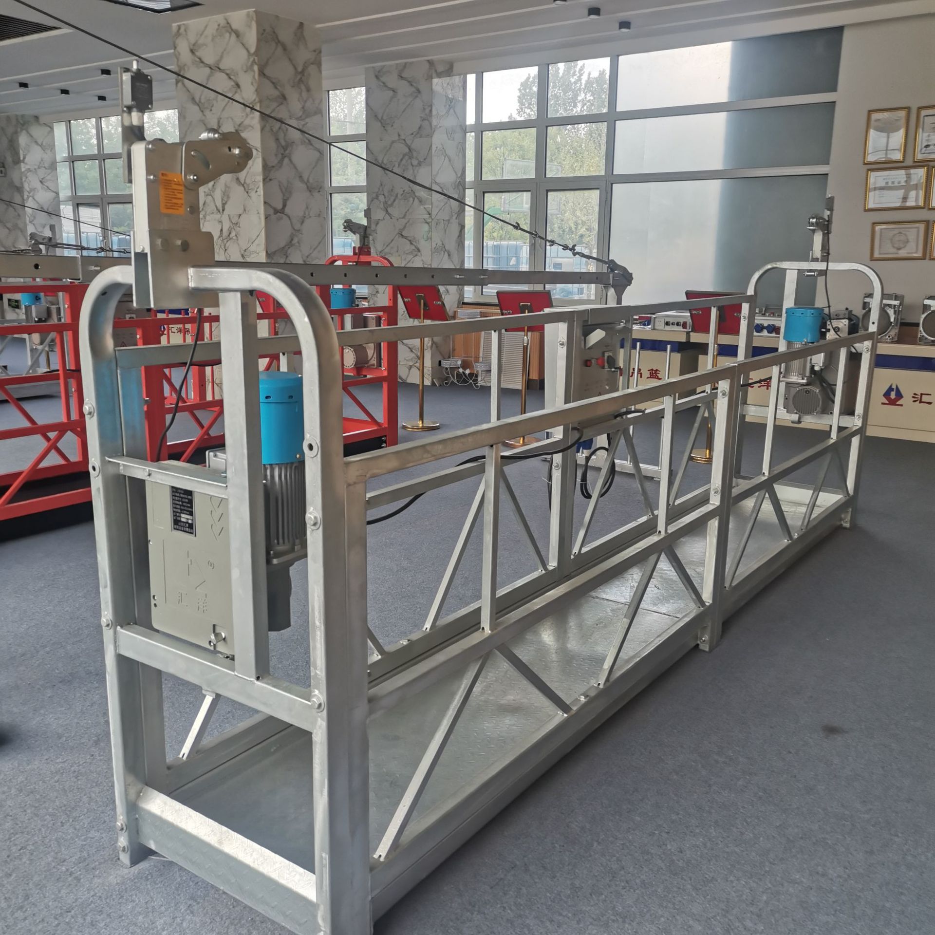 热镀锌电动吊篮高空作业zlp630建筑外墙施工吊篮 工程工地脚蹬